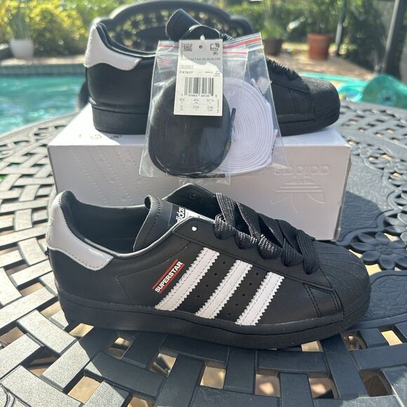 Adidas Run D.M.C. x Superstar Jam Master Jay Mens  Athletic Shoes FX7617 Size 5 main image 13